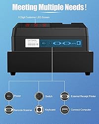 Perfiware Cash Register with Scanner/Checkport Cash