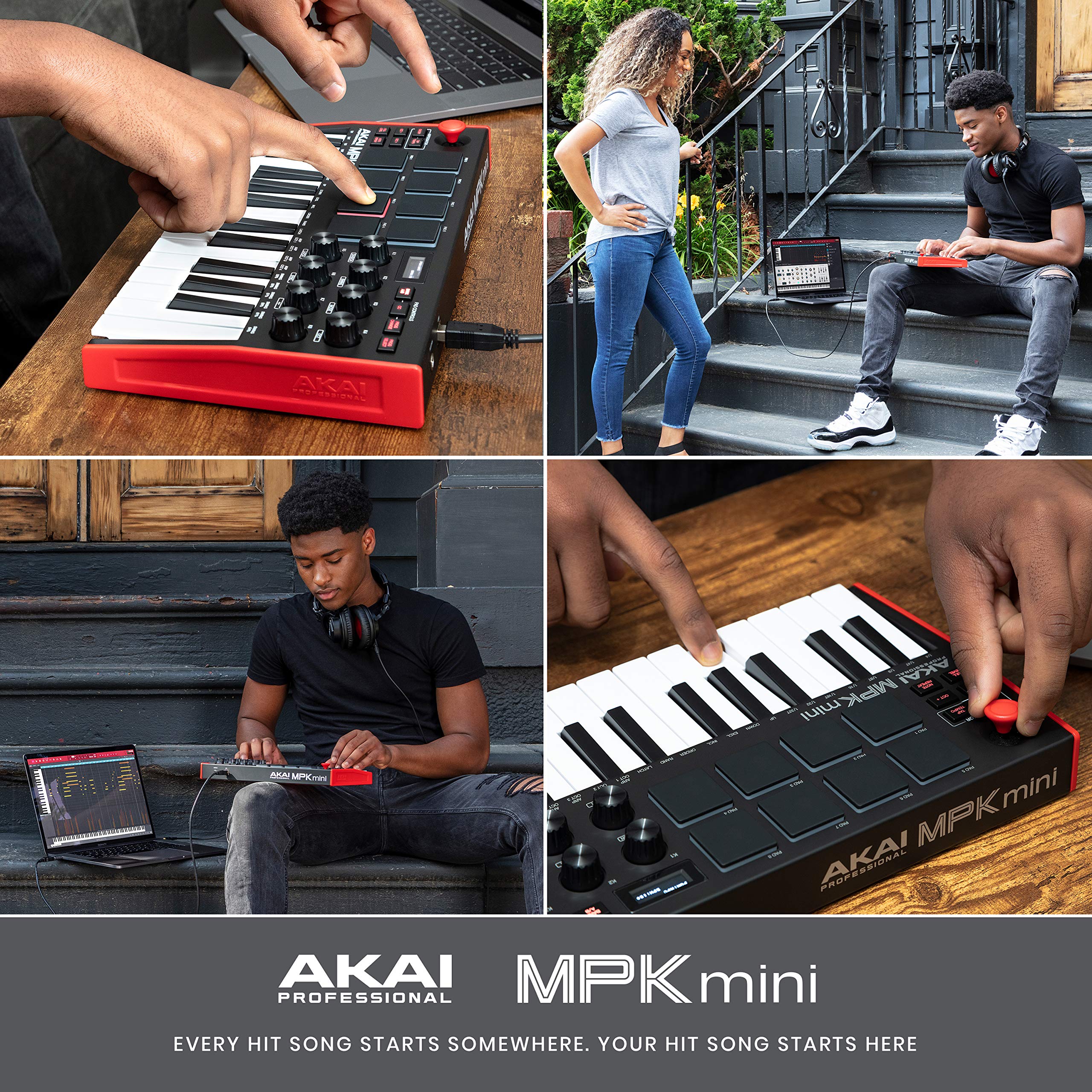 AKAI Professional MPK Mini MK3 25 Key USB MIDI Keyboard Controller