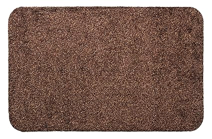 andiamo 700616 Fußmatte Samson / Sauberlaufmatte aus Baumwolle in Braun / Schmutzmatte mit rutschhemmendem Rücken / 1 x Fußab