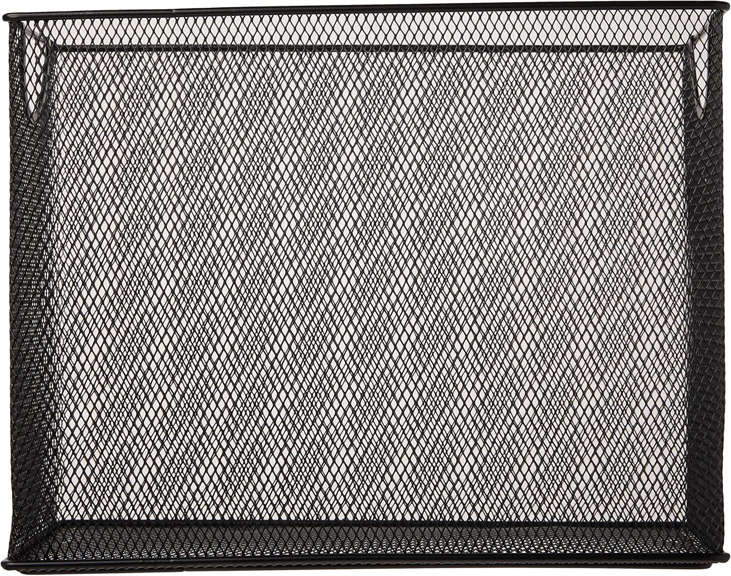 U Brands Mesh Steel Desktop Hanging File Holder, Letter Size, 12.4" x 9.53" x 5.5", Black - 457U00-06 : Office Products