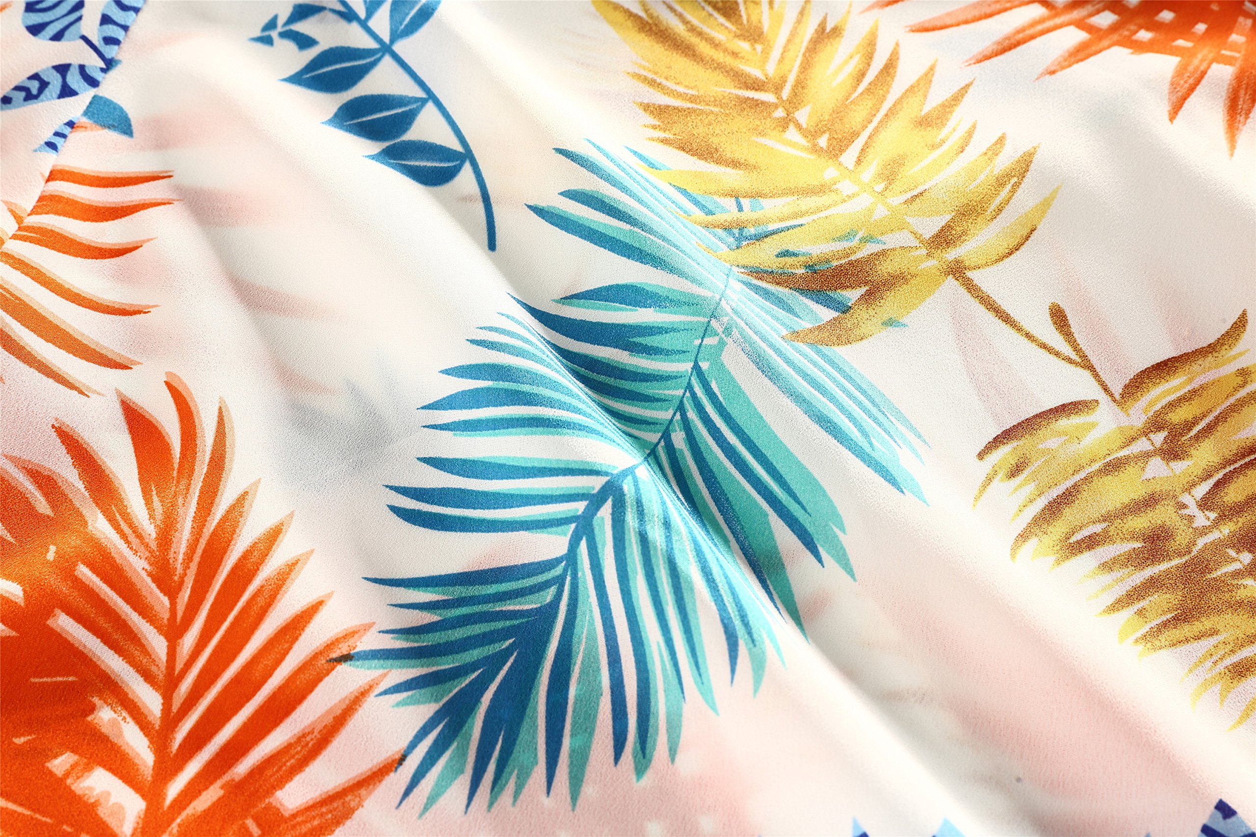 DDSOL Women\'s Casual Swing Dress Floral Print Sleeveless Knee Long Dresses