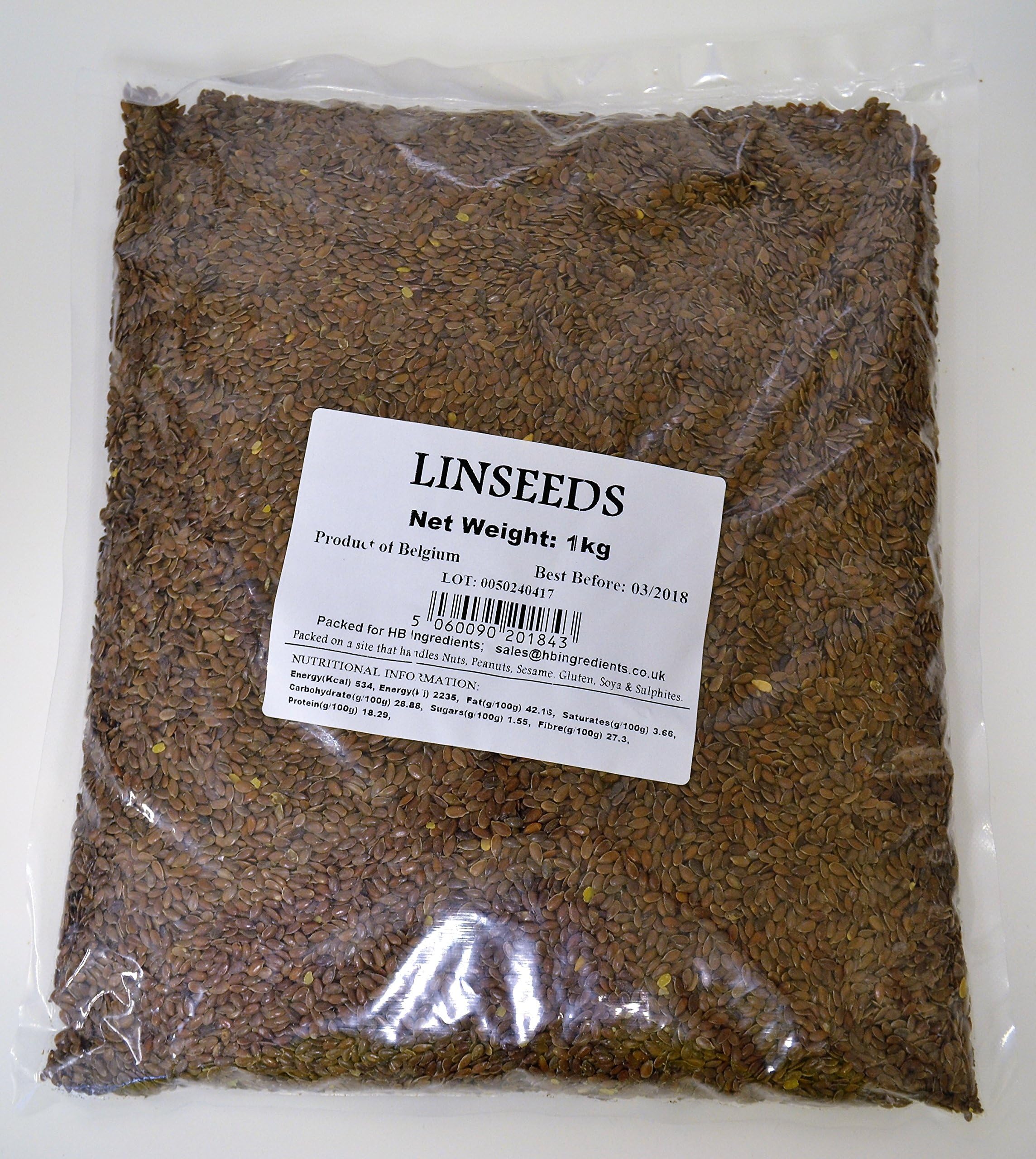 HB Ingredients - Brown Linseeds 1kg