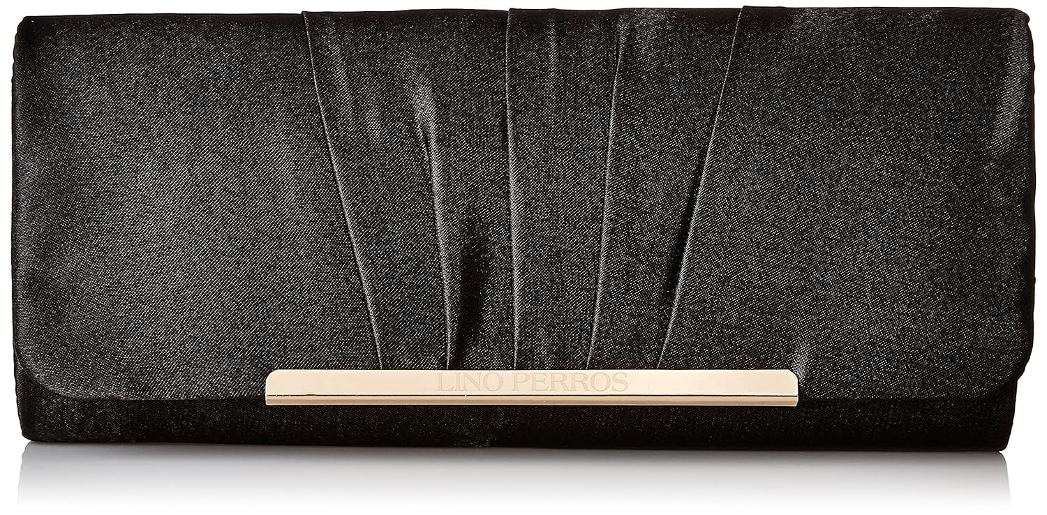 lino perros ss17 women's clutch (black)