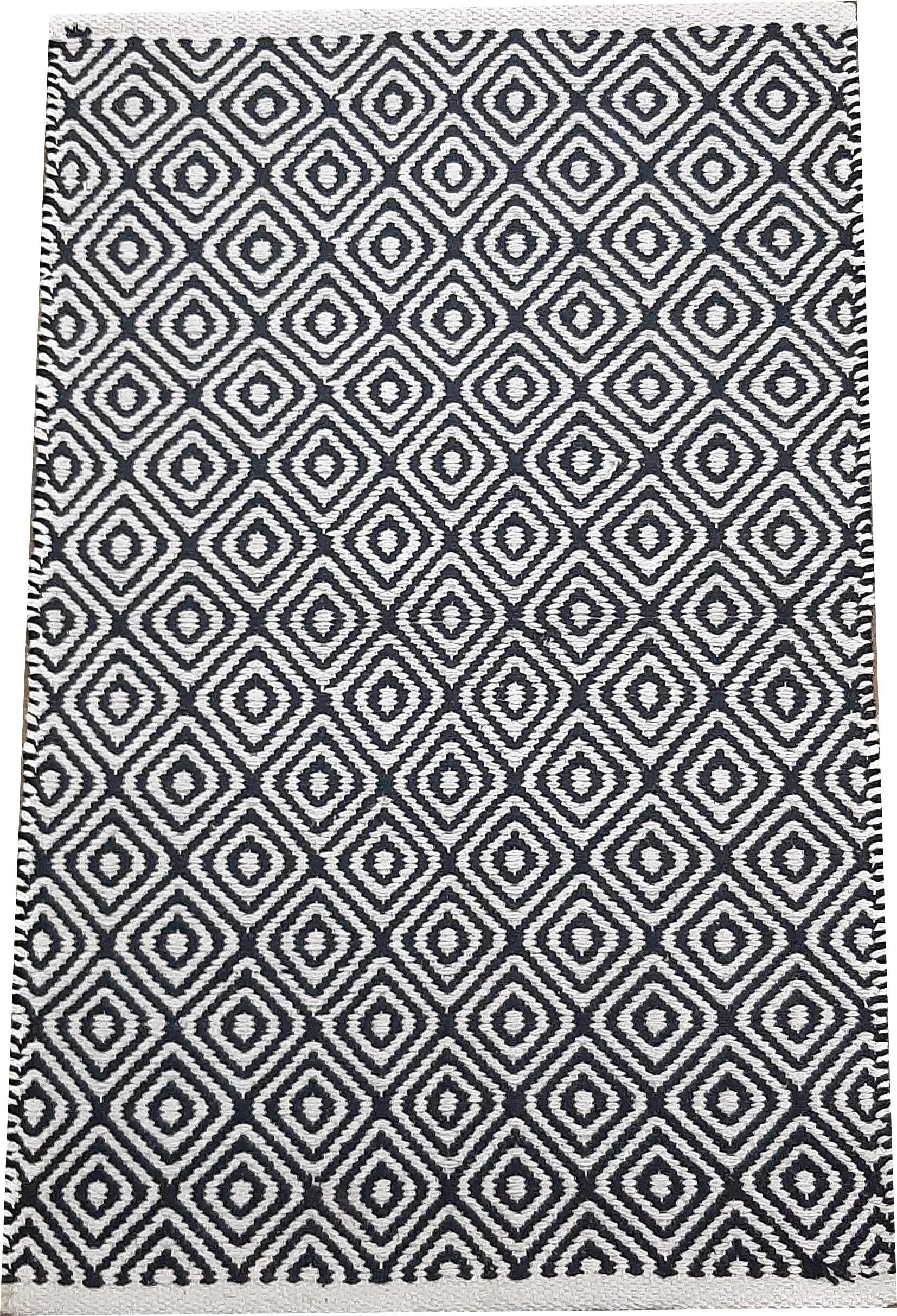 Srj Handicrafts Woollen Cotton Kilim Rug (Multicolour, 2 X 3 Feet)