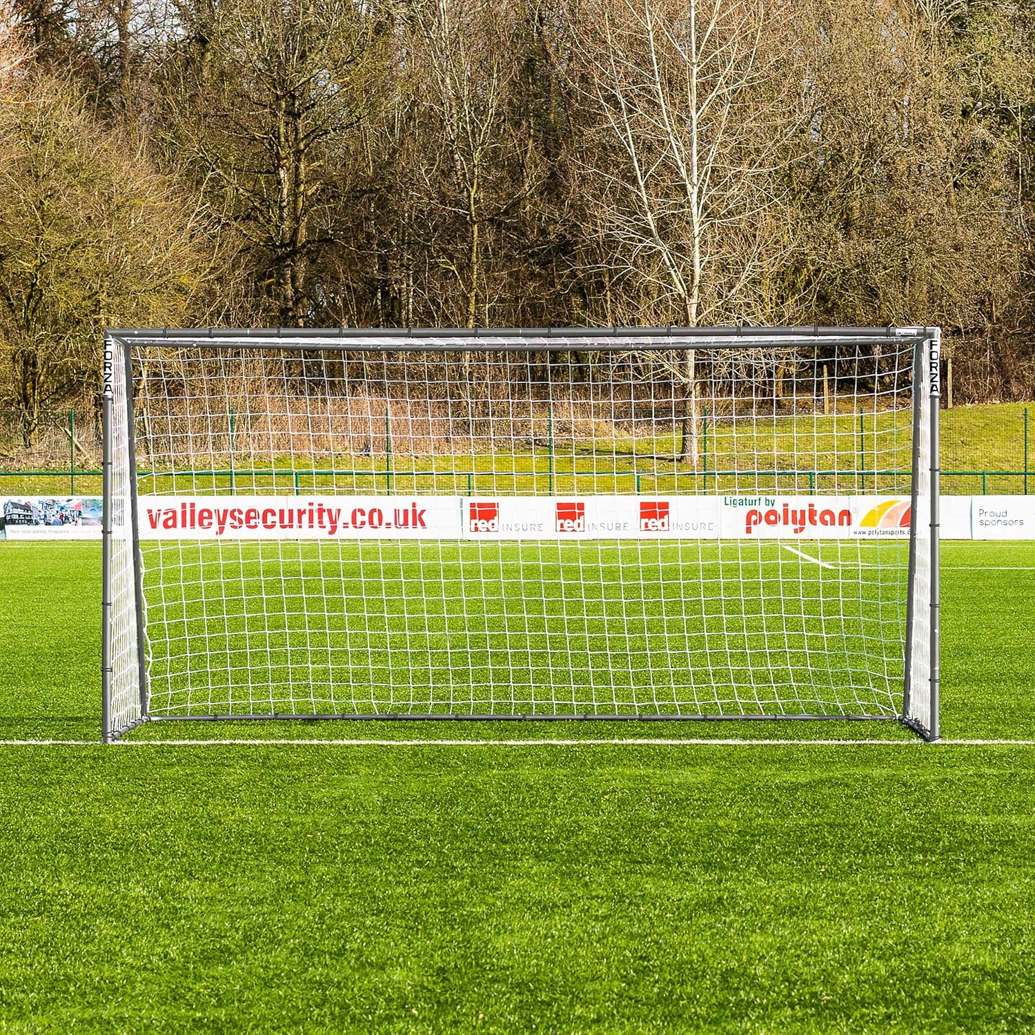 FORZA Steel42 Soccer Goals - Premium Backyard Steel Goal - Three Sizes (12ft x 6ft) : Sports & Outdoors