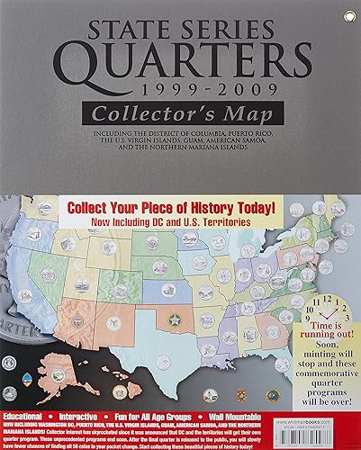 Download State Series Quarters 1999-2009 Collectors Map: Including the District of Columbia, Puerto Rico, the U.s. Virgin Islands, Guam, American Samoa, and the Northern Mariarna Islands PDF