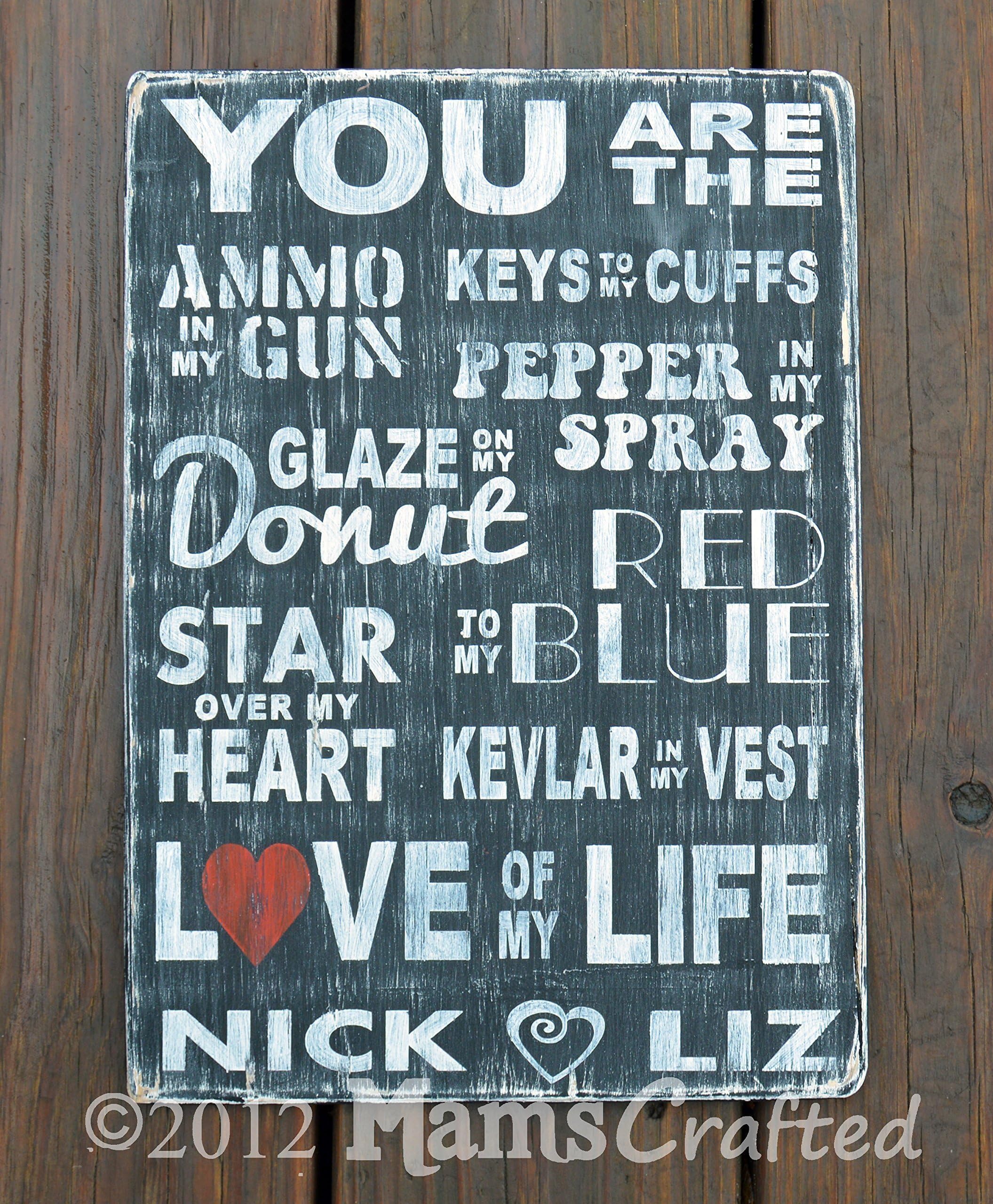 Shield/Star Over My Heart, 10x14 - Small Version
