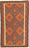 RugVista Kilim Maimane rug 2'7 x4'4 (80x132 cm) Oriental Carpet