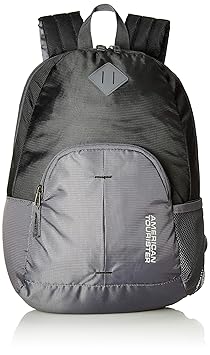 American Tourister 20 Ltrs Black Small Casual Backpack (AMT HOOP BACKPACK-BLACK)