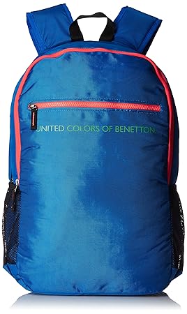 United Colors of Benetton 21 Ltrs Blue Casual Backpack (16A6BAGT7004I)
