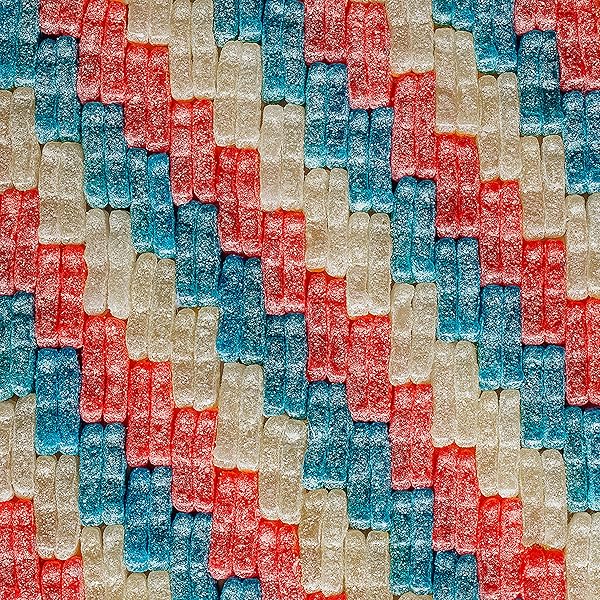 SOUR PATCH KIDS RED, WHITE & BLUE SOFT & CHEWY CANDY, 3.08 OZ