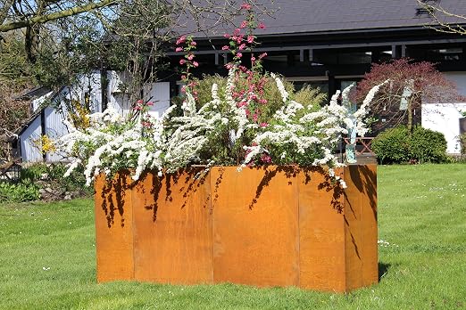Acero Corten Acero Bancal, Premium Calidad: Amazon.es: Jardín