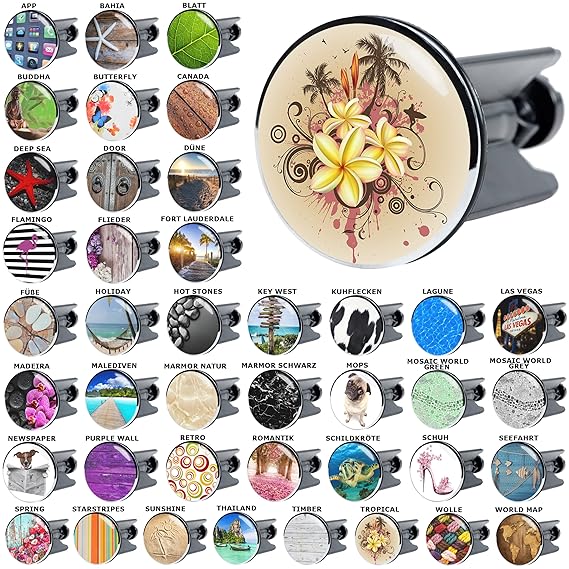 Waschbeckenstöpsel Tropical, viele schöne Waschbeckenstöpsel zur Auswahl, hochwertige Qualität ?????