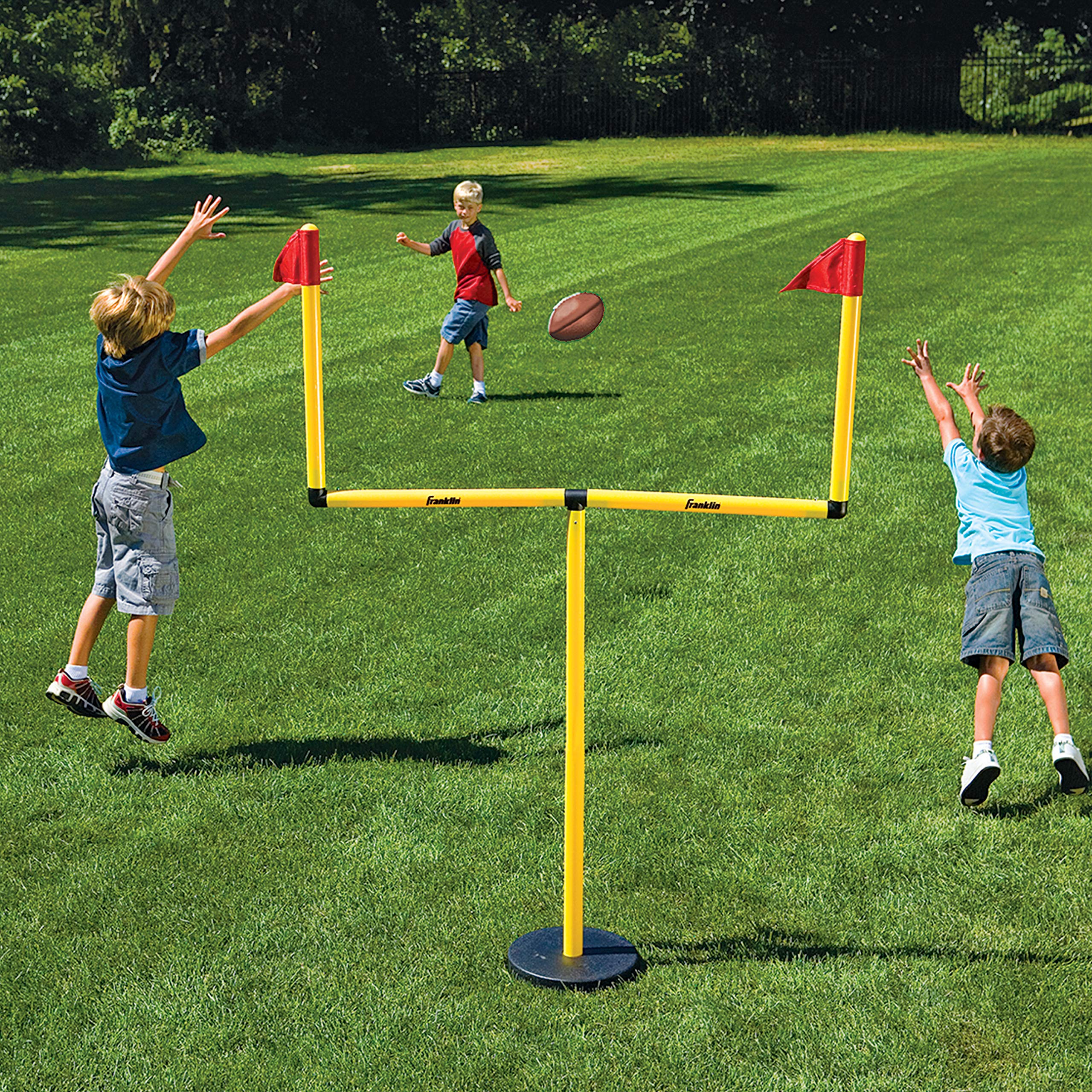 Franklin Sports Youth Football GoalPost Set — Kids’ Football Goal Post