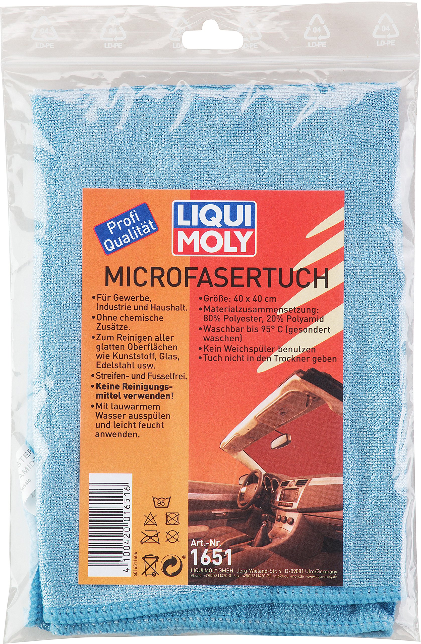 LIQUI MOLY Microfiber Cloth | 1 Pcs | Car Care | SKU: 1651