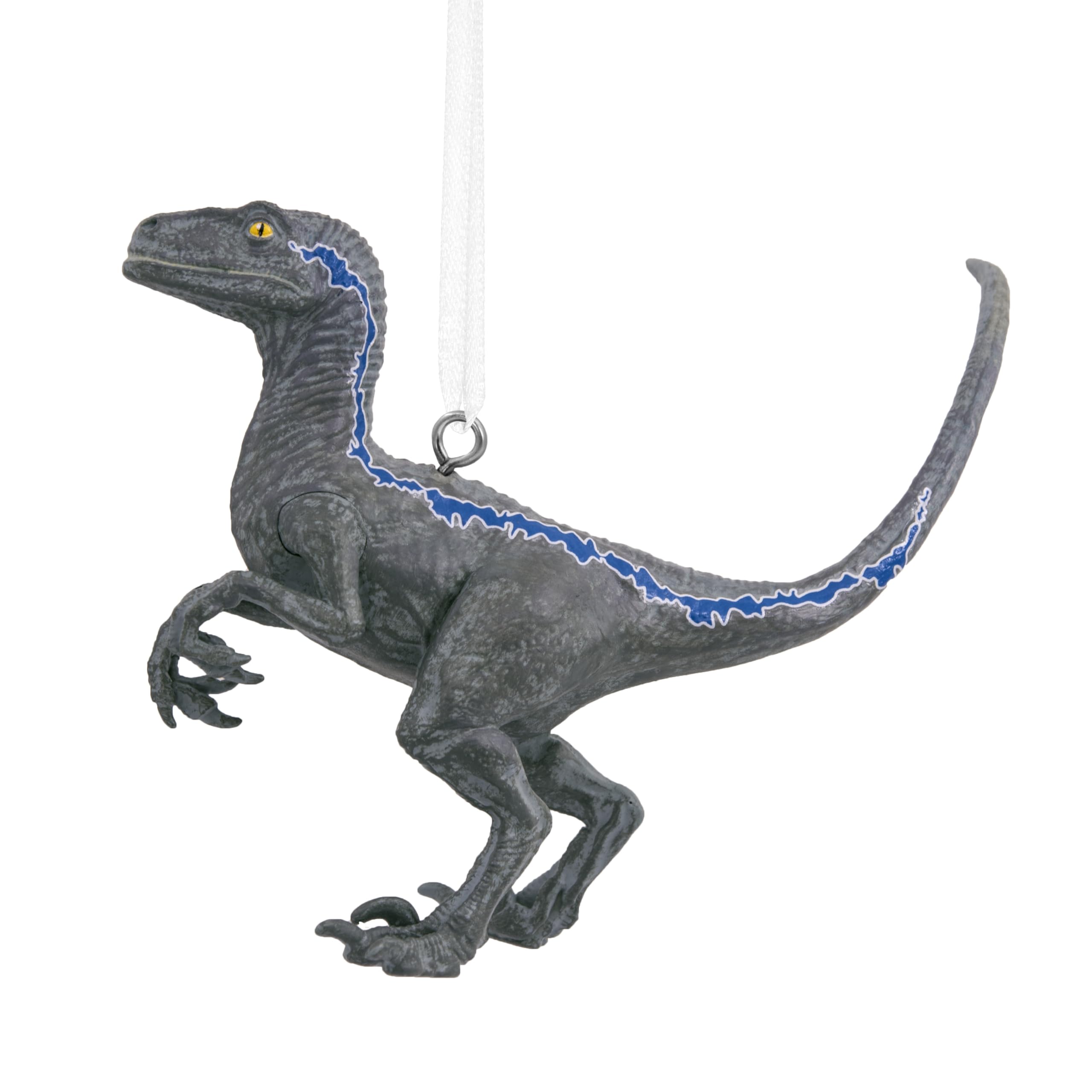 Hallmark Beta the Velociraptor Hanging Ornament, Jurassic World Plastic Tree Decoration, Gifts for Christmas