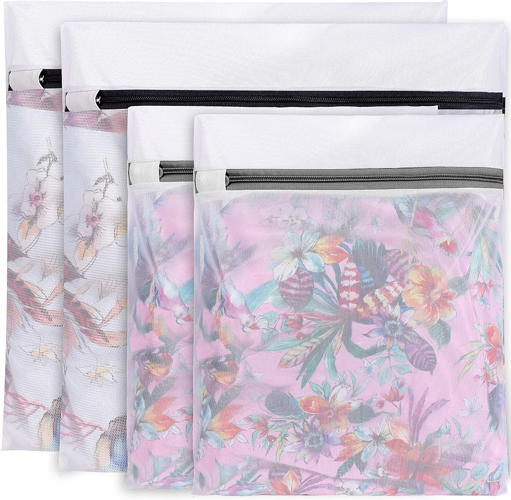 BAGAIL Mesh Laundry Bags Delicate Wash Bags Reusable Durable