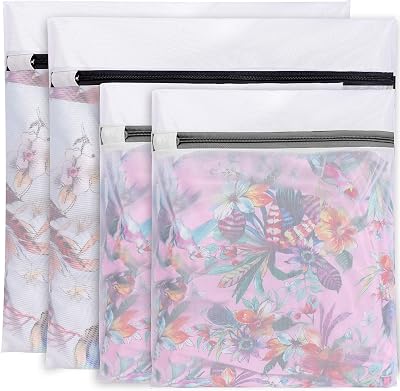 BAGAIL Mesh Laundry Bags Delicate Wash Bags Reusable Durable