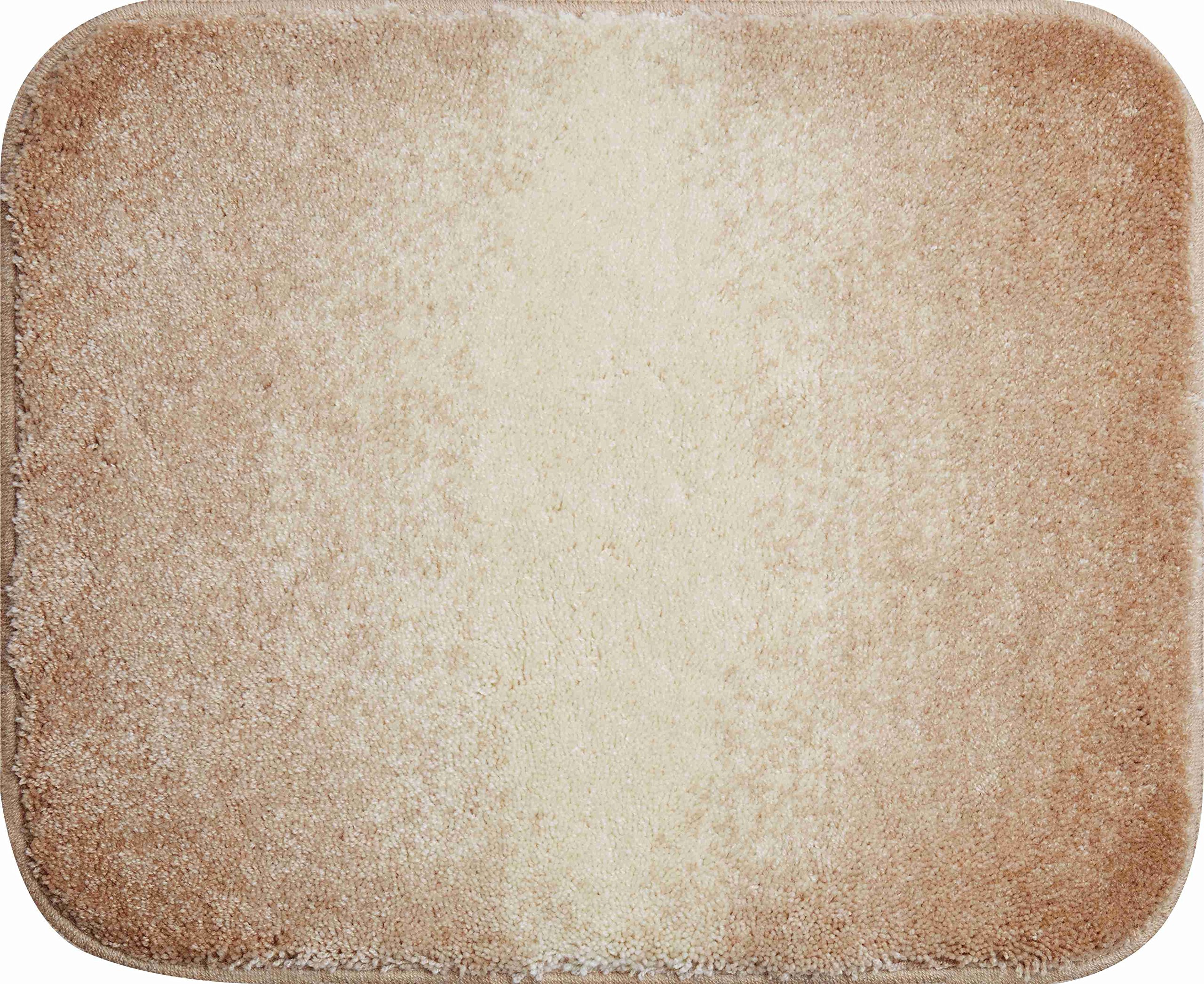 Grund Bath Mat, Ultra Soft and Absorbent, Anti Slip, 5 Years Warranty, MOON, Small Mat 50x60 cm, Beige