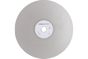 ChilternCasa 6 Inch Diamond Grinding Disc, Coated Flat Lap Disk Abrasive Wheel 1/2 Inch Arbor Hole Medium Grit 400 for Polishing Lapping Granite Marble Gemstone, Rock, Glass,Tile,Tungsten