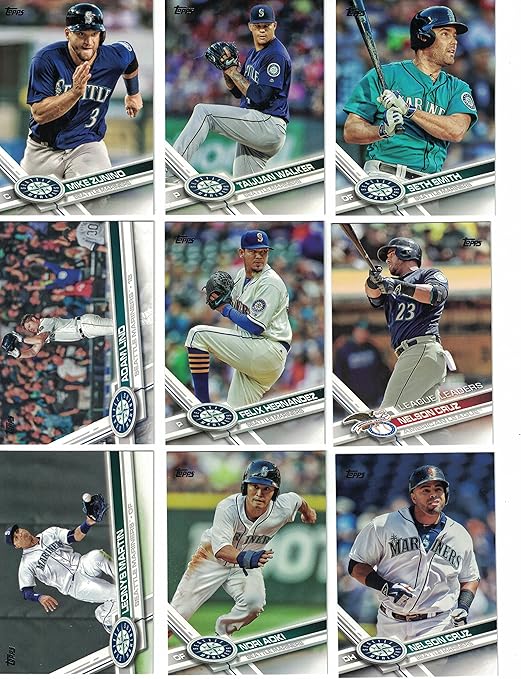 Seattle Mariners / Complete 2017 Topps Series 1 & 2