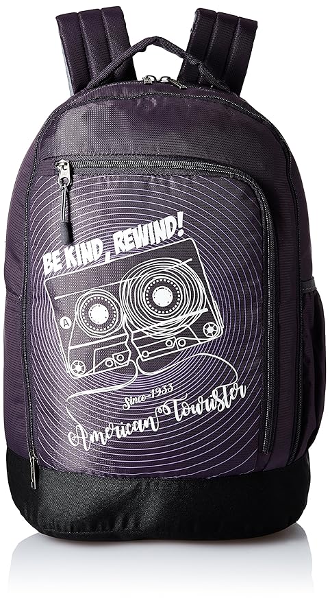 American Tourister 28 Ltrs Purple Casual Backpack (AMT PING Backpack 02 - Purple)