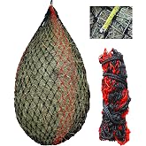 T TEKE Deluxe Slow Hay Feeder Hay Nets, 1-3/4" Feeding Holes, 45" Length | Huge Capacity Horse Supplies, Hay Bags for Horses, Goats
