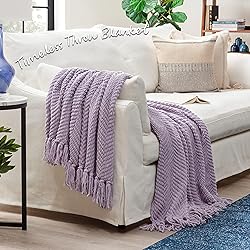 Chanasya Premium Textured Knit Throw Blanket with