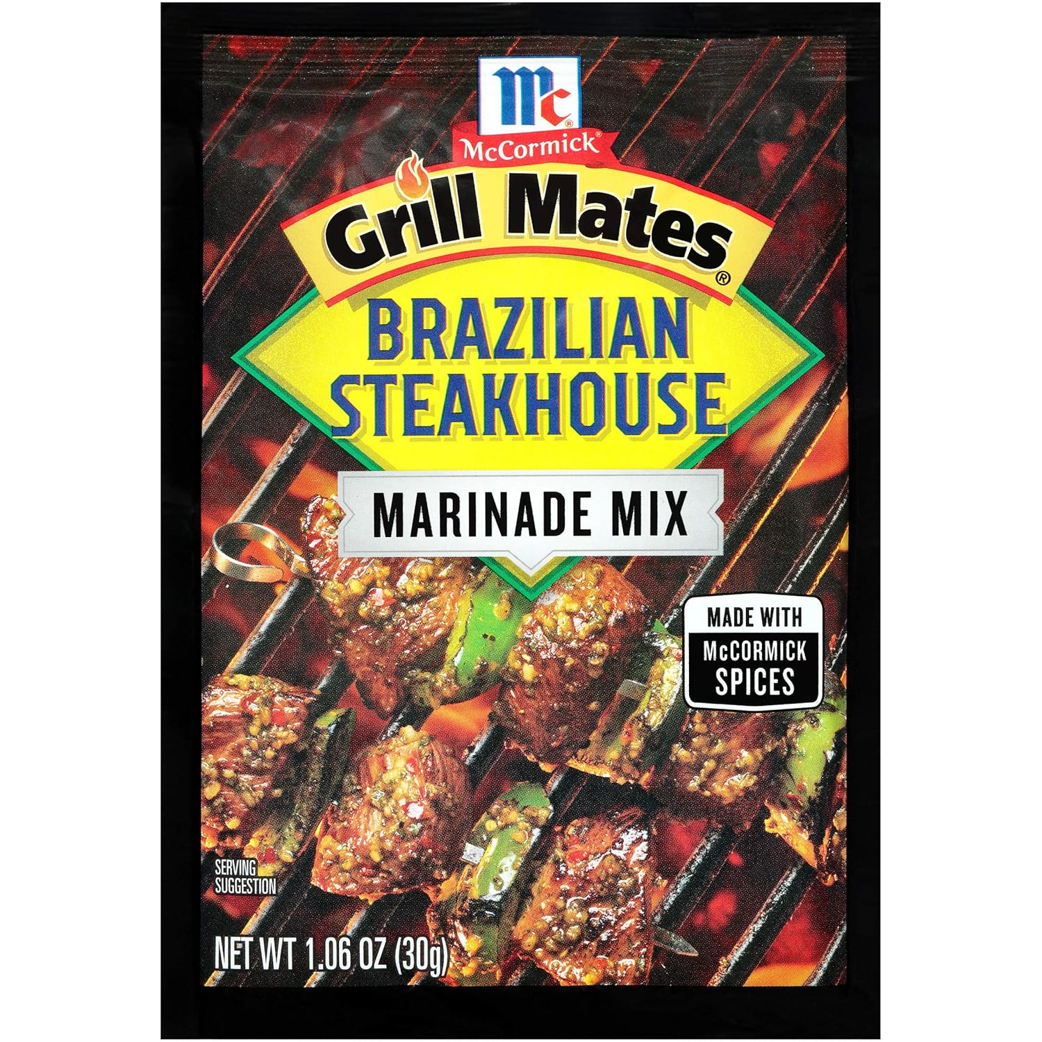 McCormick Grill Mates Brazilian Steakhouse Marinade, 1.06 oz