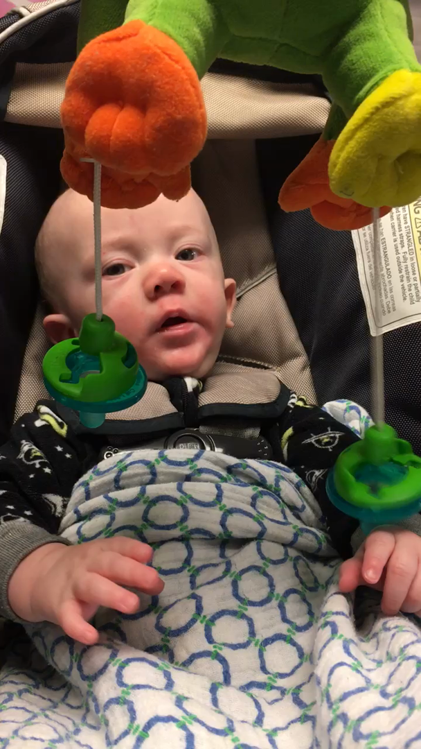 PullyPalz Pacifier Holder "As Seen on Shark Tank" MoMo the