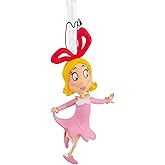 Hallmark Dr. Seuss's How The Grinch Stole Christmas! Cindy-Lou Who Christmas Ornament, Christmas Movie Gifts