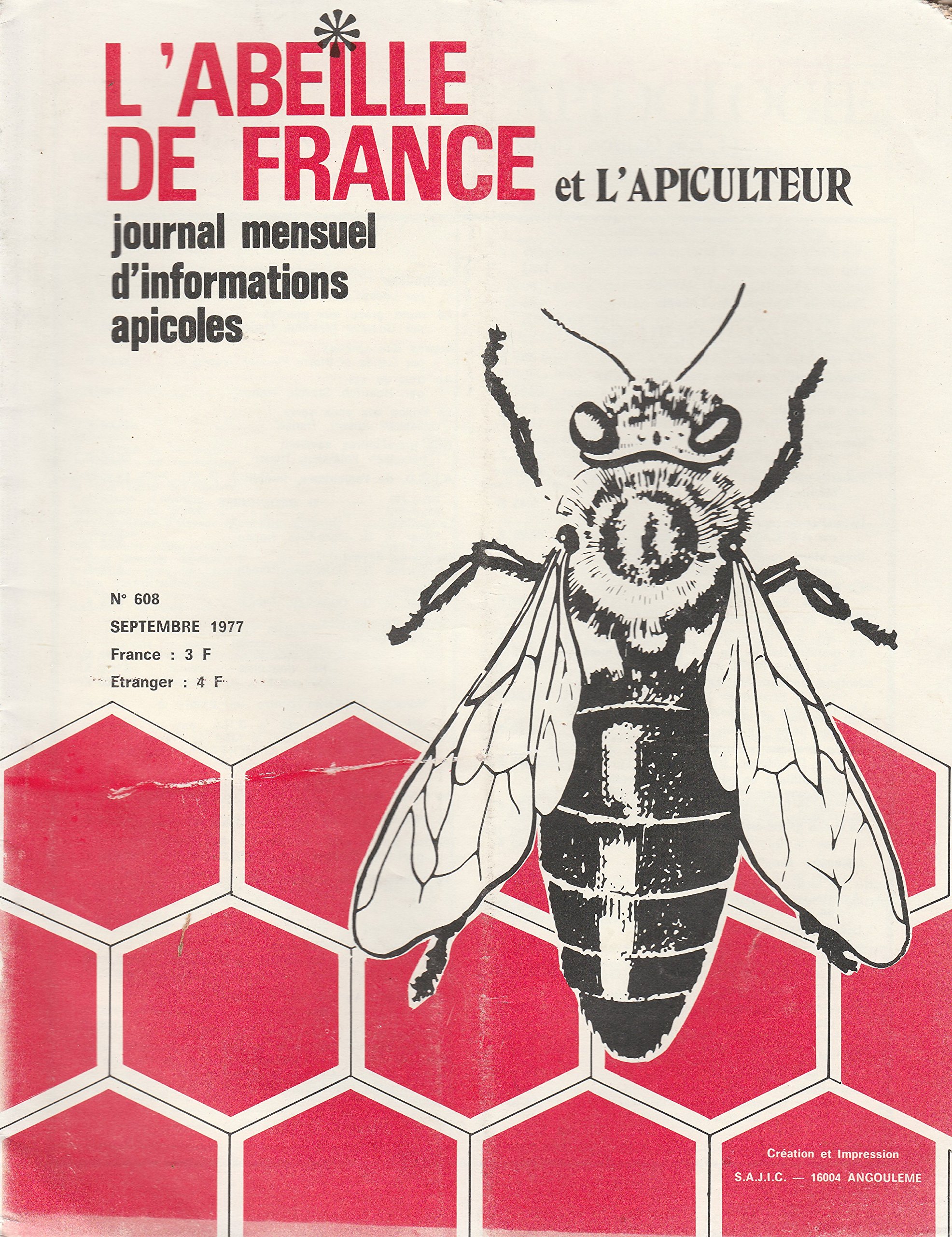 Amazonfr Labeille De France Et Lapiculteur Journal - 