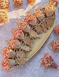 20-Piece set Mini Magnet Dried Flowers Bouquet for