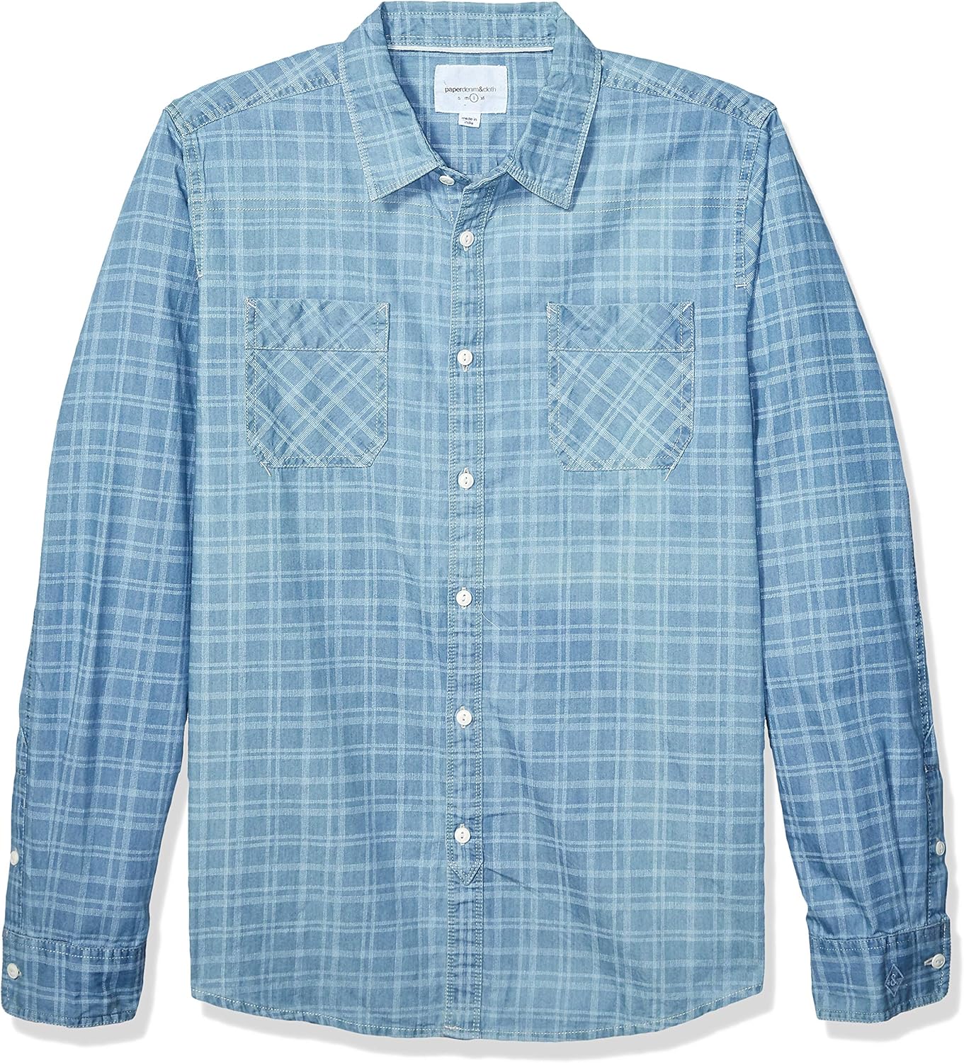 paper denim and cloth shirt