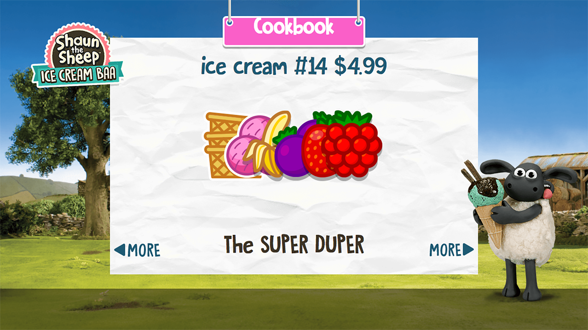 Shaun the Sheep's Ice Cream Baa