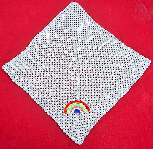 personalised rainbow blanket