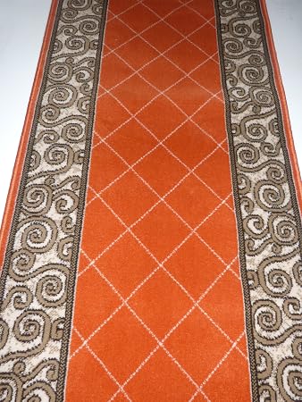 Teppich Laufer Auf Mass Terrakotta 1444 Flur Lfm 19 90 Euro Breite