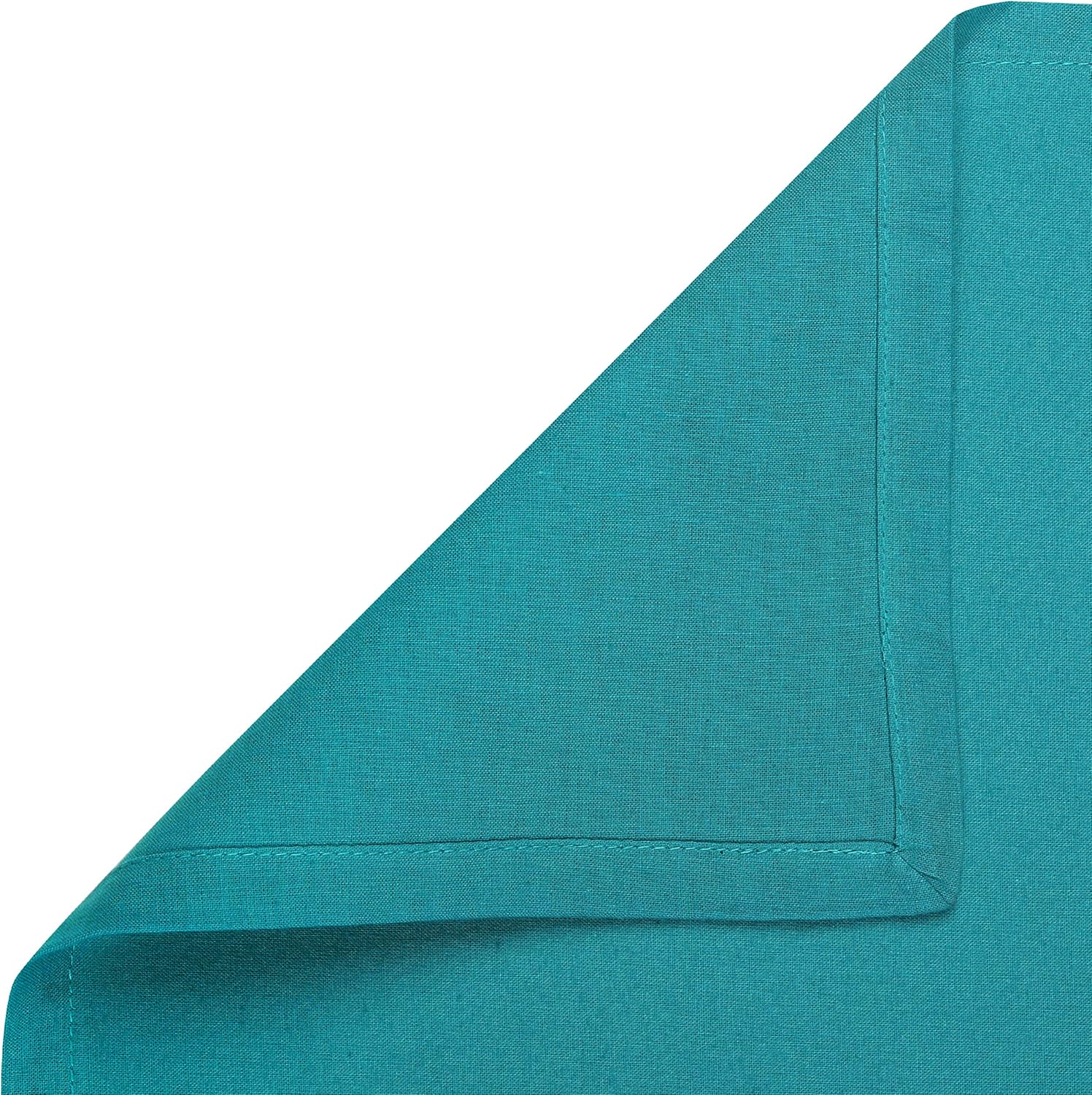 Sweet Needle, Pack of 12-100% Cotton Oversized Dinner Christmas Napkins 45 CM x 45 CM (18 IN x 18 IN), Teal - Image 4