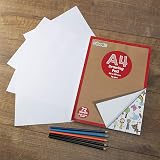 abeec A4 Plain Paper Drawing Pad 72 Sheets 70gsm Kids Art Sketch Pad view 2