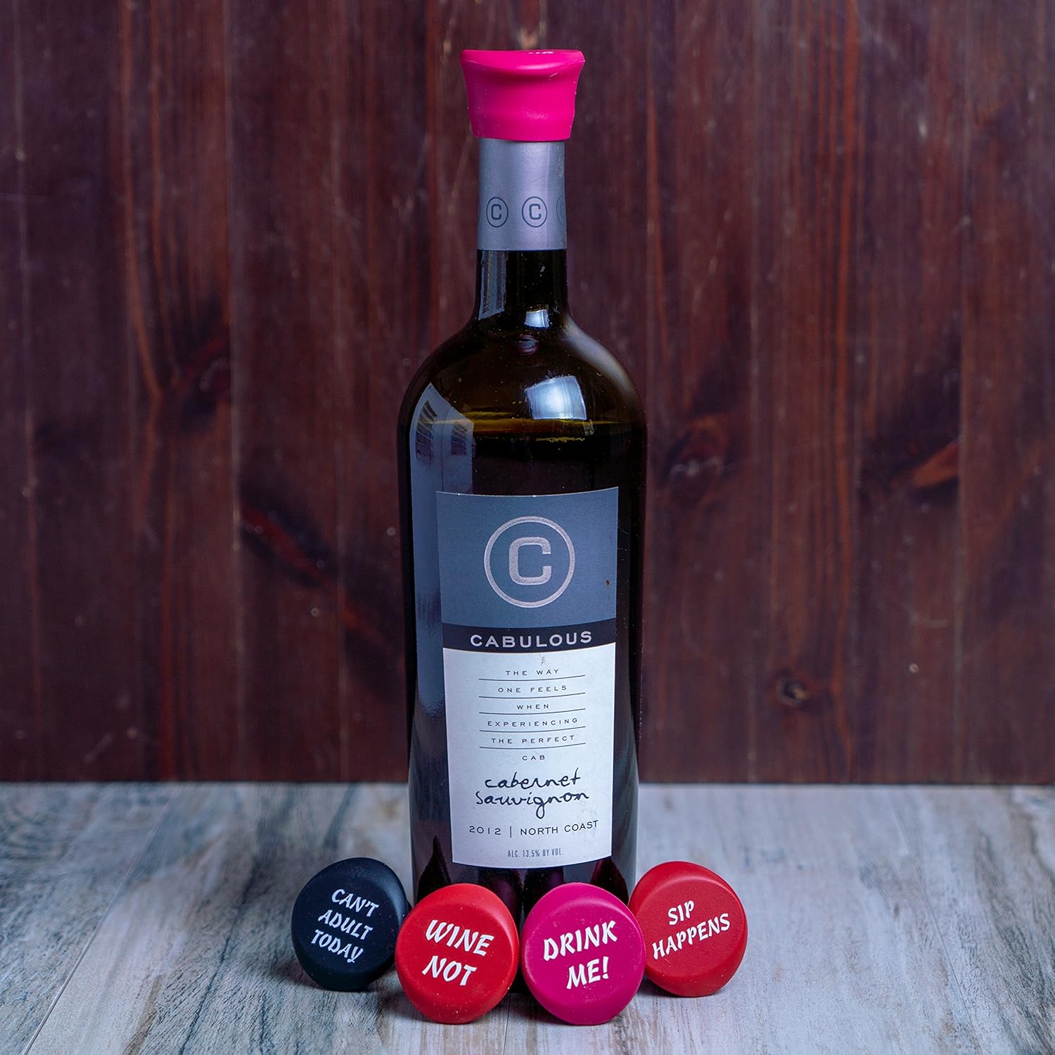 Download Bar Tools Leak Proof Seal 5 Pack Funny Sayings Silicone Wine Bottle Stoppers By Air Nebula Bar Tools Drinkware