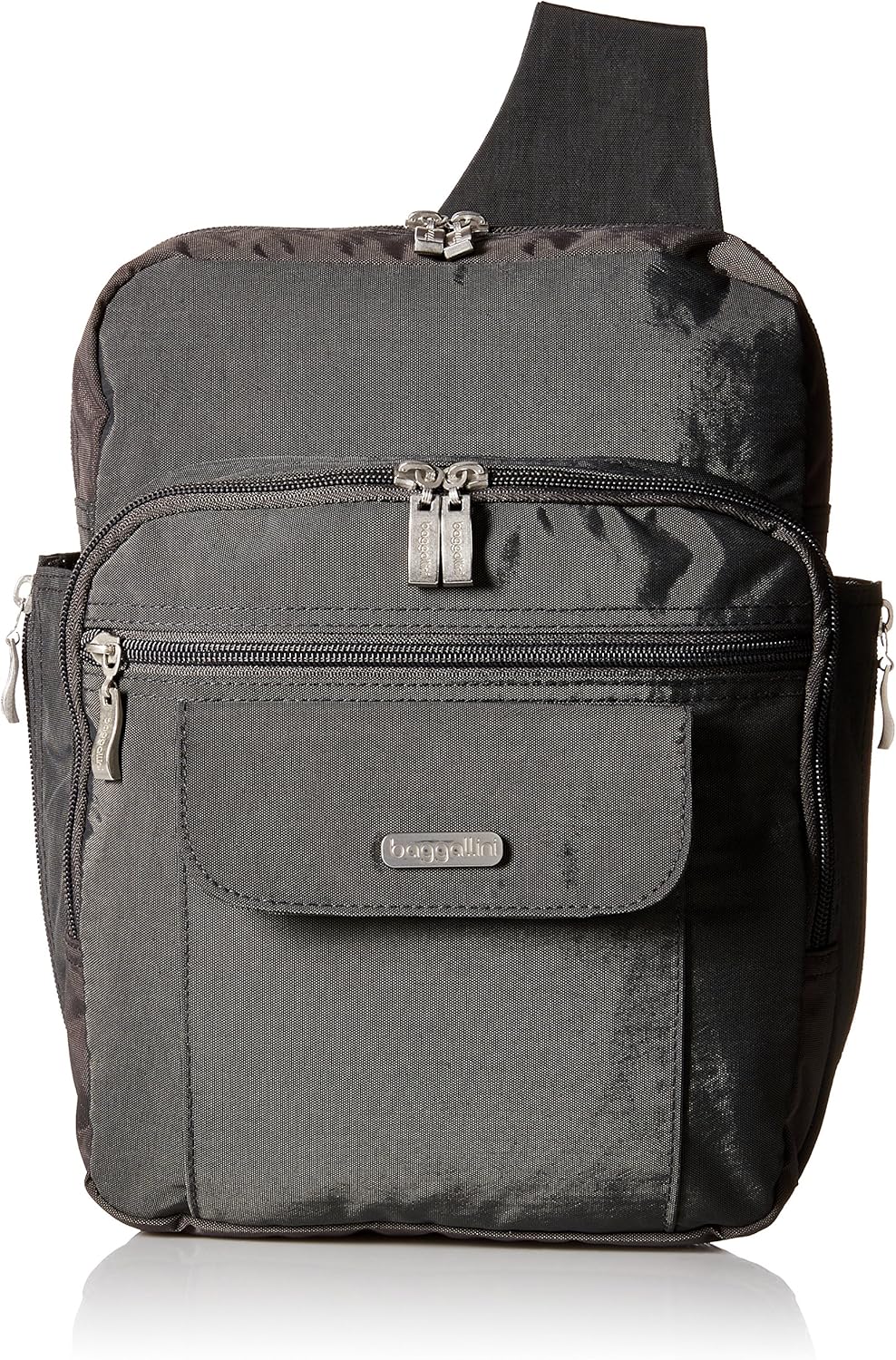 Baggallini Luggage Messenger Bag, Charcoal, One Size Amazon.ca