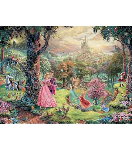 Sleeping Beautyディズニーアート Disney, Sleeping Beauty Dancing in The Enchanted Light: Puzzle