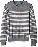 IZOD Men's Fine Gauge Crew Sweater, Carbon
