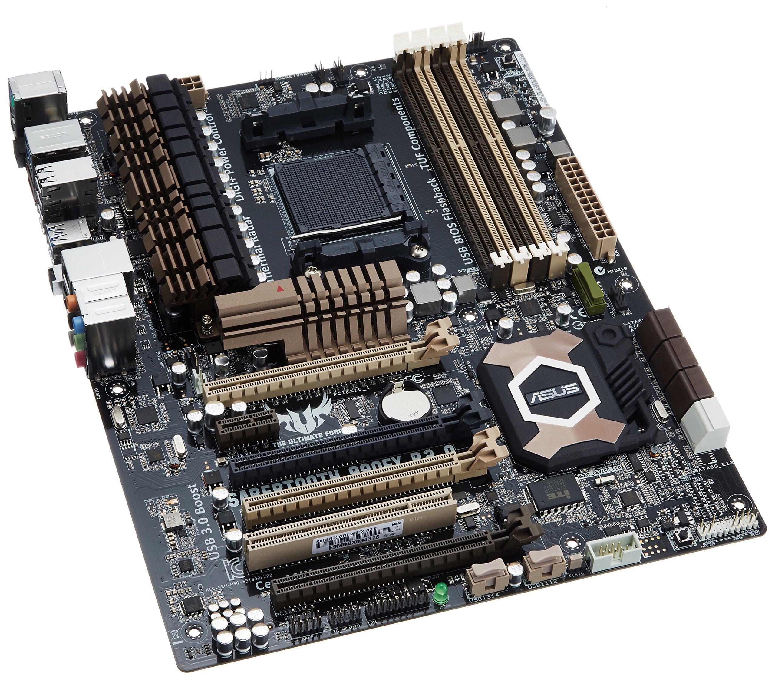 ASUS TUF SABERTOOTH 990FX R2.0 Socket AM3+ DDR3 SATA 6Gb/s USB 3.0 AMD