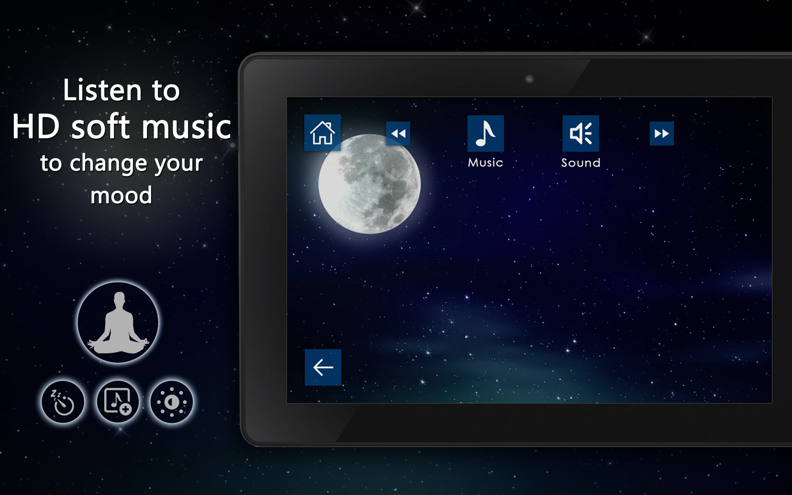 Moonlight Ambience - Calm Yourself with the Meditating Moonlight !