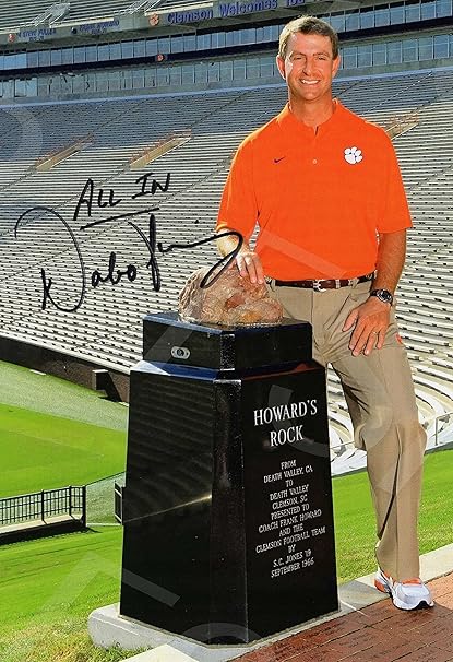 dabo swinney autograph