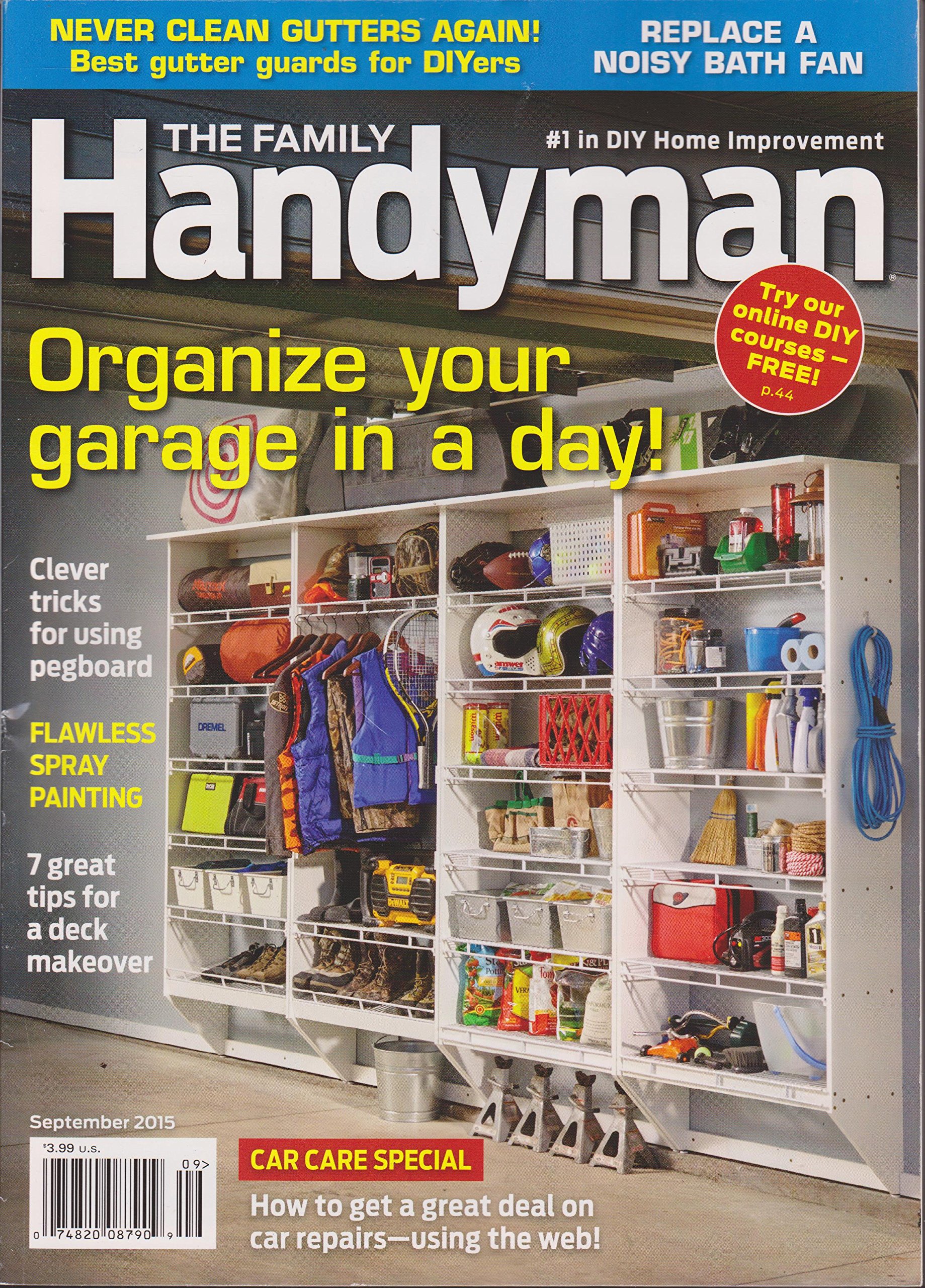 The Family Handyman Magazine September 2015: Amazon.com: Books
