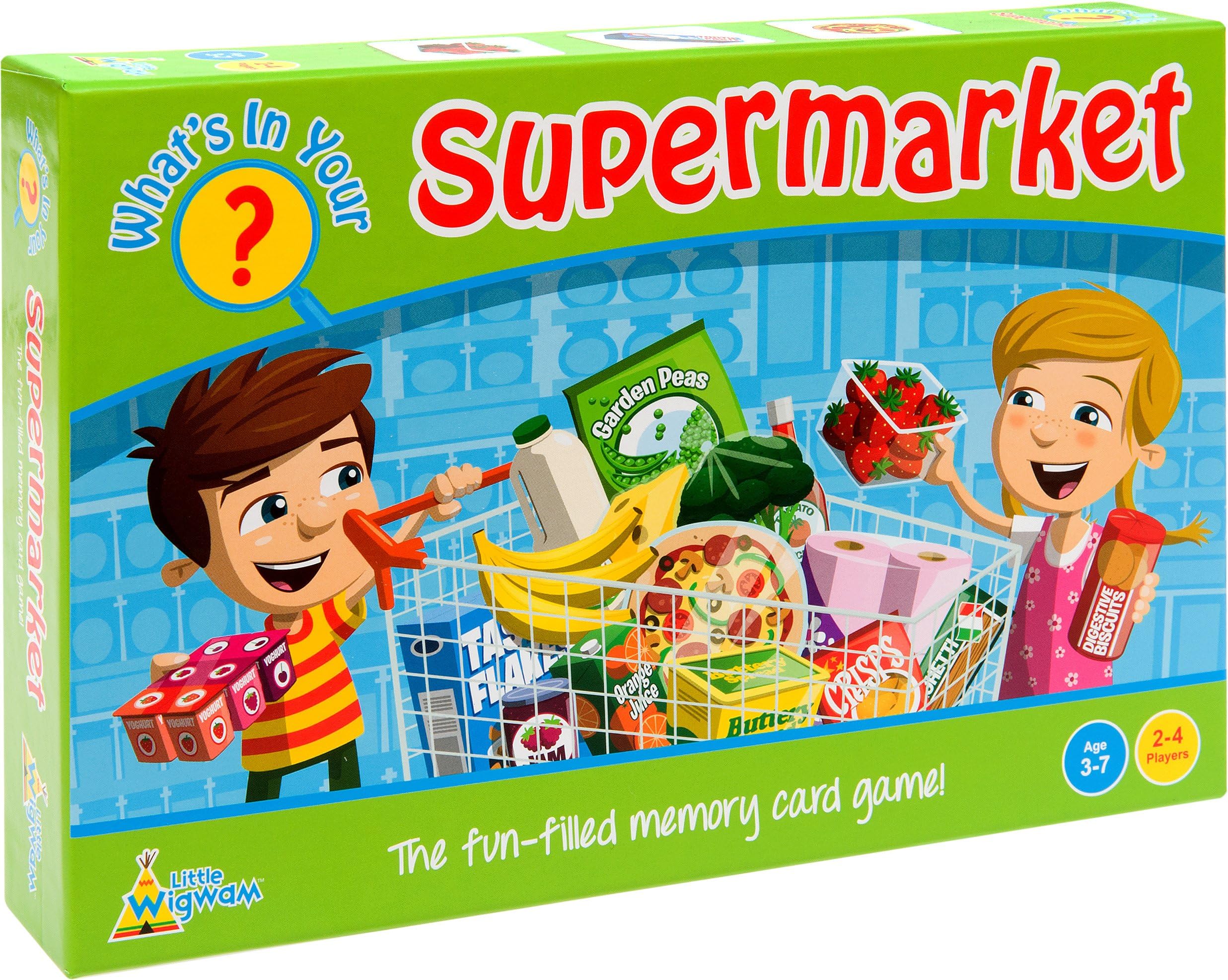 Little Wigwam What's In Your Supermarket? Shopping List Memory Card Game