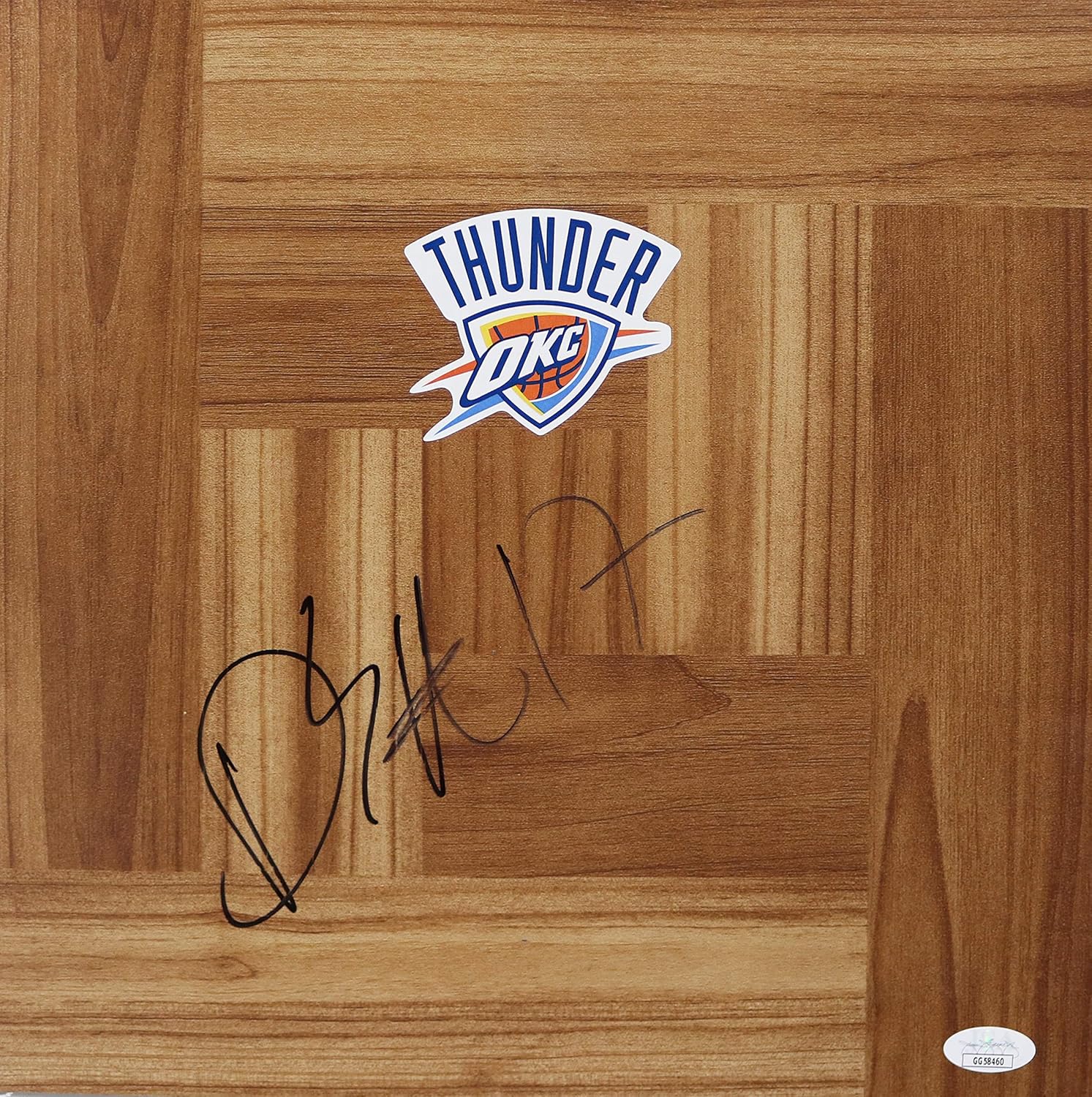 Dennis Schroder Oklahoma City Thunder Signed Autographed Basketball Floorboard Jsa Coa At Amazon S Sports Collectibles Store