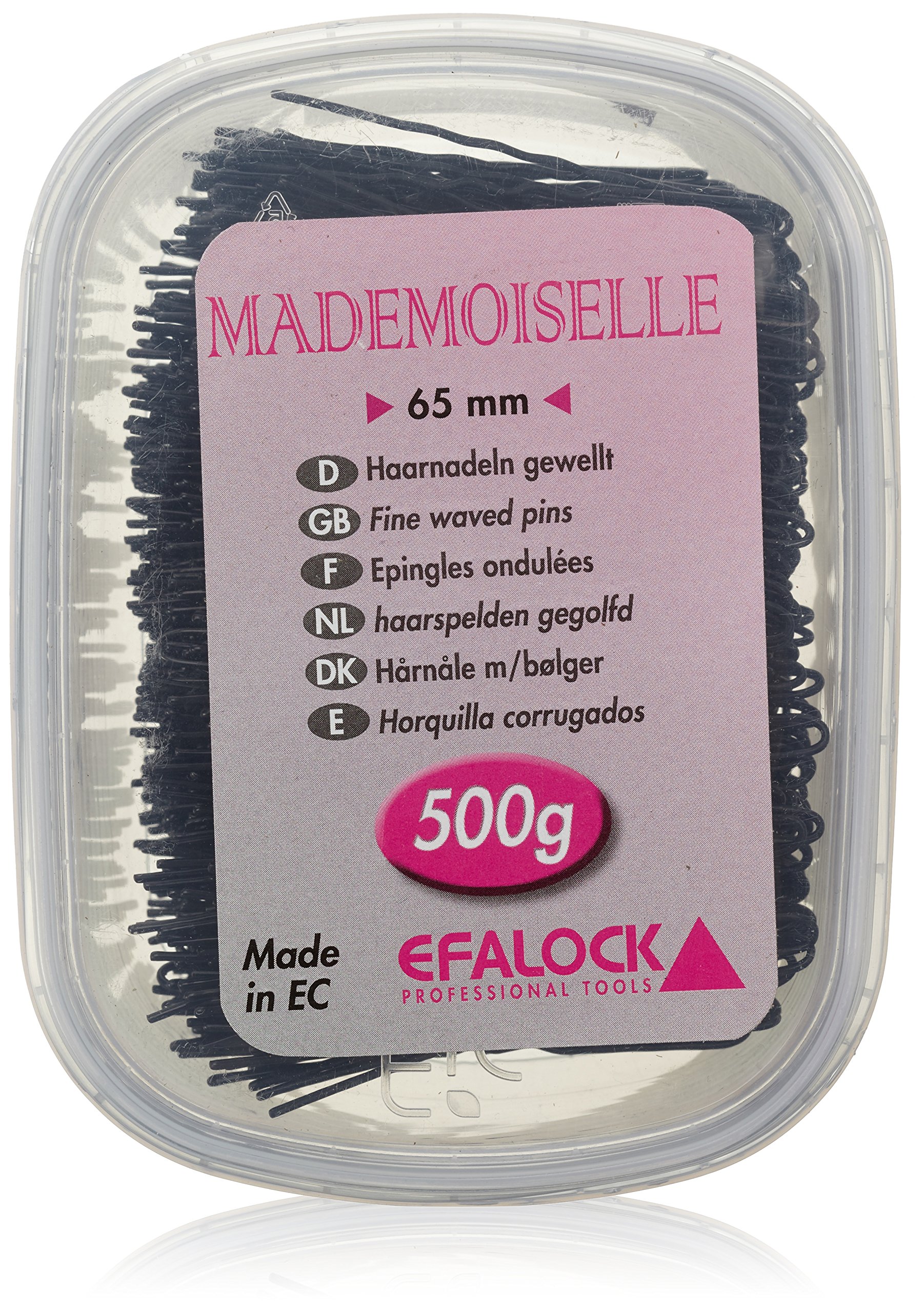 Efalock Mademoiselle Hair Pin Black 65 mm 500 g 1 x 0.001 kg